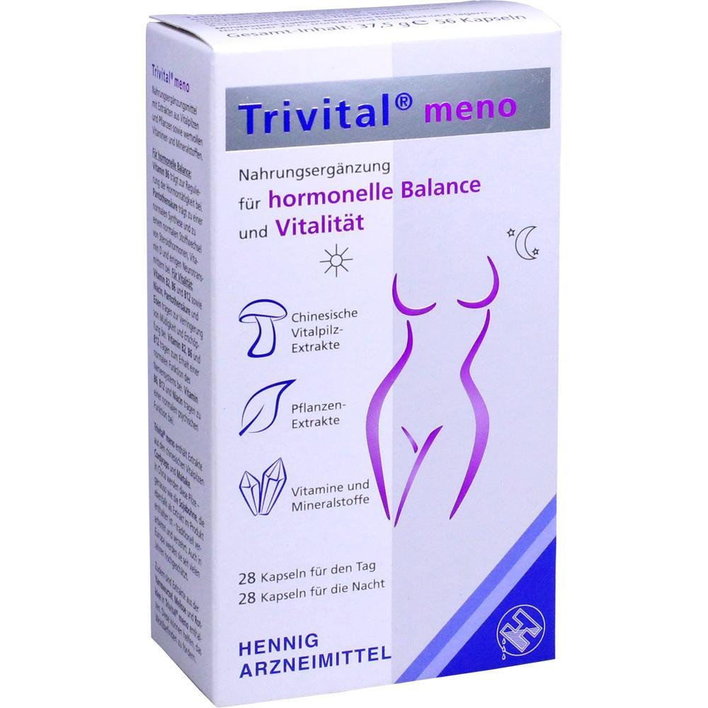 Verpackung von Nahrungsergänzungsmitteln für hormonelle Balance und Vitalität.